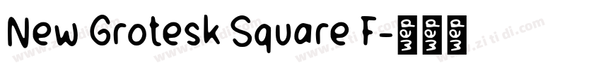 New Grotesk Square F字体转换 New Grotesk Square F字体转换